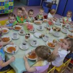Организация  питания  детей  в МБДОУ  "Центр развития ребенка - детский сад № 7 "Ёлочка"