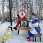 Участие в городской массовой акции-конкурсе "Мой снеговик", 2022