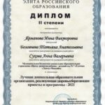 Поздравляем коллектив детского сада "Ёлочка" с престижной премией!