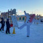 Воспитанники старших групп  приняли участие в спортивном празднике «Первая лыжня»